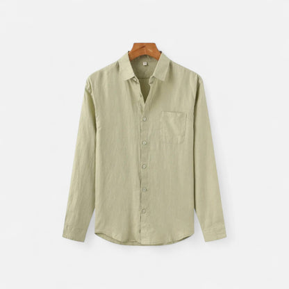 Meloir | Chemise en Lin pour Homme – Fraîcheur Naturelle, Élégance Décontractée