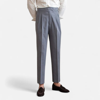 Meloir | Pantalon Homme Taille Haute – Structure Affirmée, Élégance Intemporelle