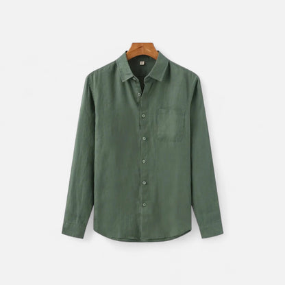 Meloir | Chemise en Lin pour Homme – Fraîcheur Naturelle, Élégance Décontractée