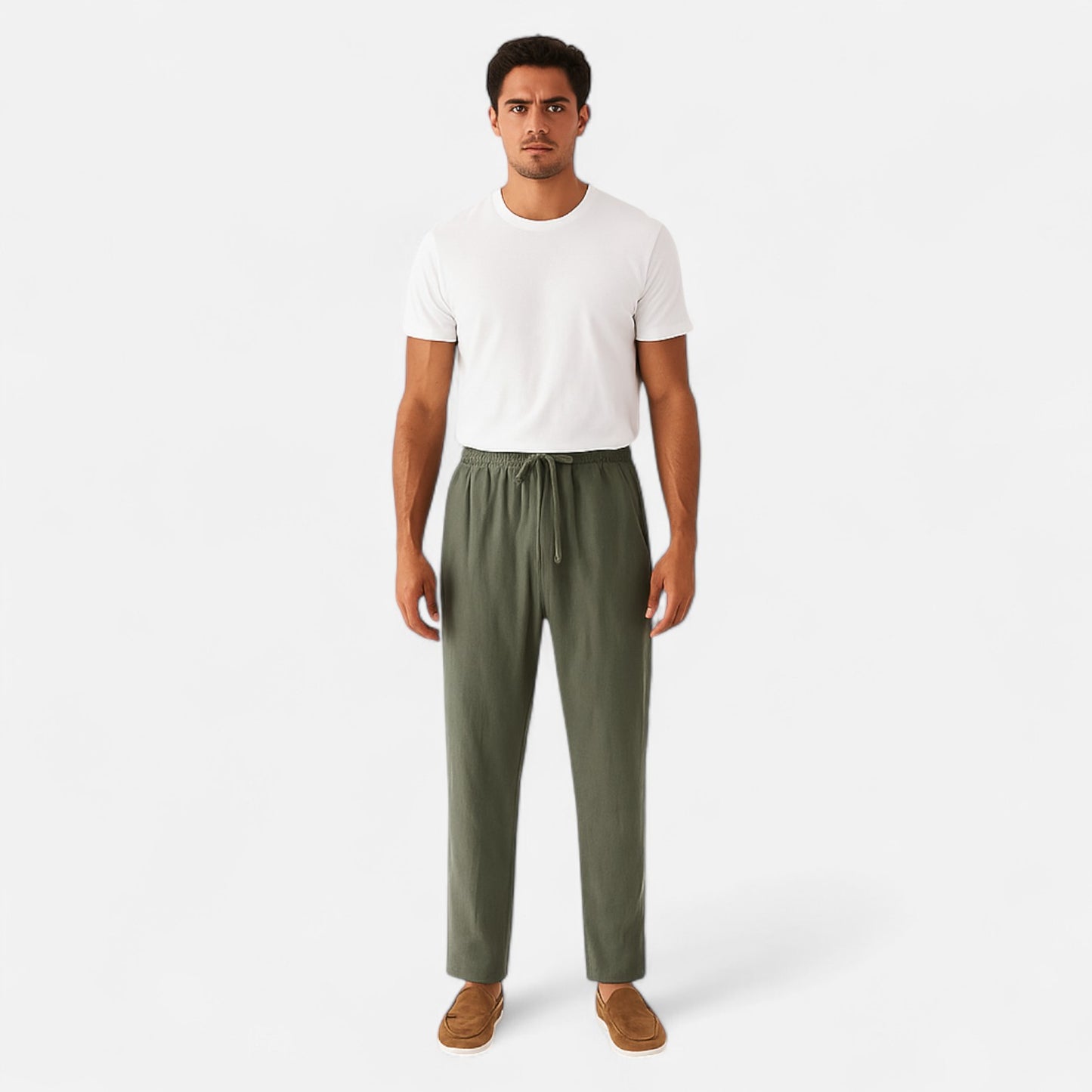 Meloir | Pantalon en Lin pour Homme – Légèreté Naturelle, Élégance Décontractée
