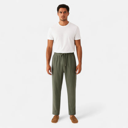 Meloir | Pantalon en Lin pour Homme – Légèreté Naturelle, Élégance Décontractée