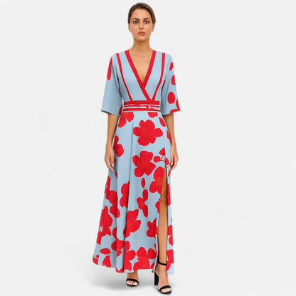 Meloir | Robe Élégante à Manches pour Femme – Ligne Intemporelle, Sobriété Raffinée