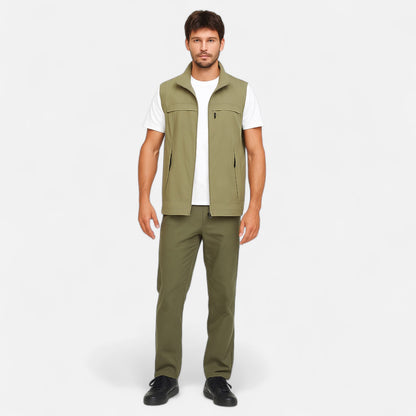 Meloir | Gilet Léger à Manches Courtes pour Homme – Séchage Rapide, Style Fonctionnel et Élégant