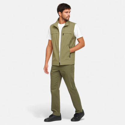 Meloir | Gilet Léger à Manches Courtes pour Homme – Séchage Rapide, Style Fonctionnel et Élégant