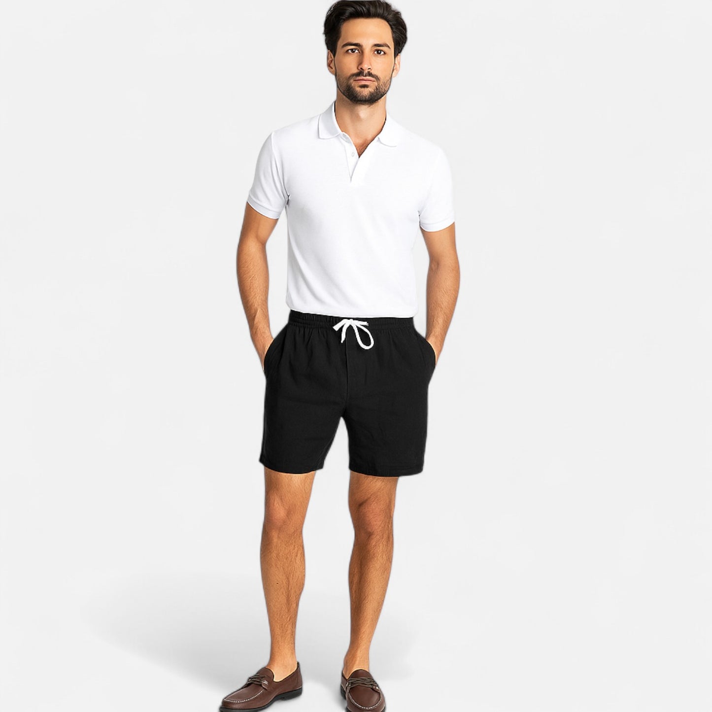 Meloir | Short de Loisirs en Coton pour Homme – Détente Élégante, Confort au Naturel