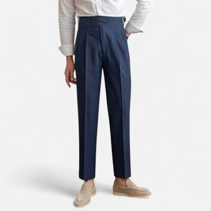 Meloir | Pantalon Homme Taille Haute – Structure Affirmée, Élégance Intemporelle