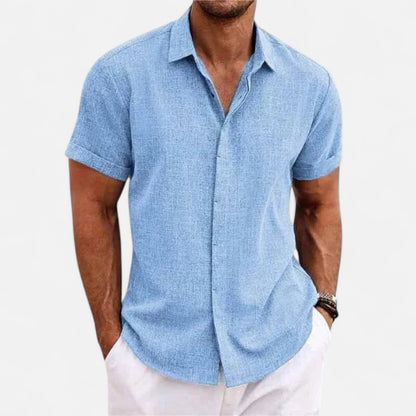Meloir | Chemise en Lin à Manches Courtes – Légèreté Décontractée, Élégance Naturelle