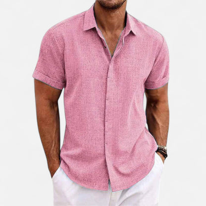 Meloir | Chemise en Lin à Manches Courtes – Légèreté Décontractée, Élégance Naturelle