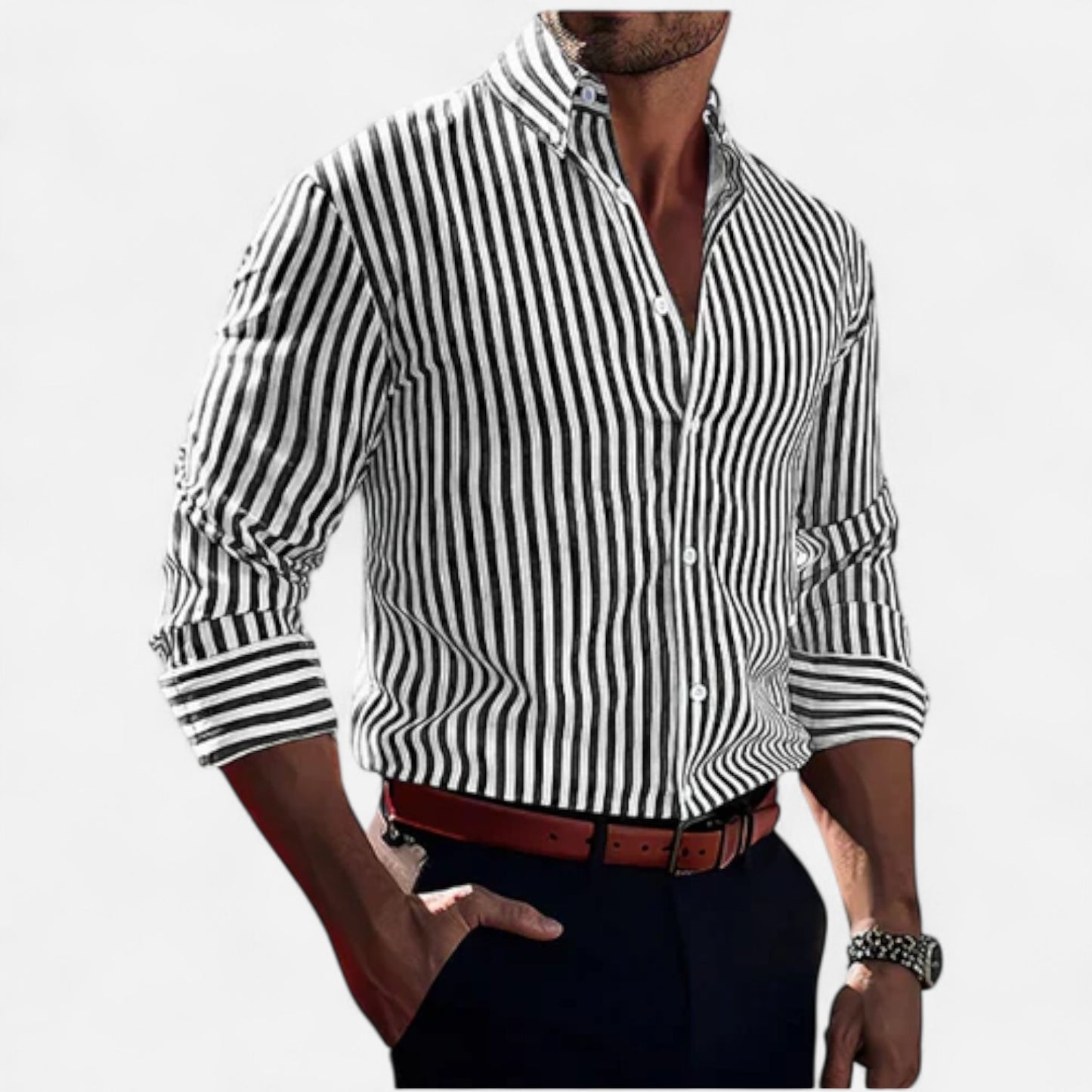 Meloir | Chemise pour Homme – Élégance Structurée, Intemporelle et Polyvalente