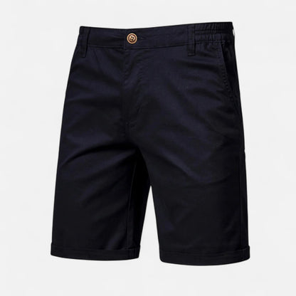 Meloir | Short Uni en Coton 100 % pour Homme – Simplicité Essentielle, Confort Naturel