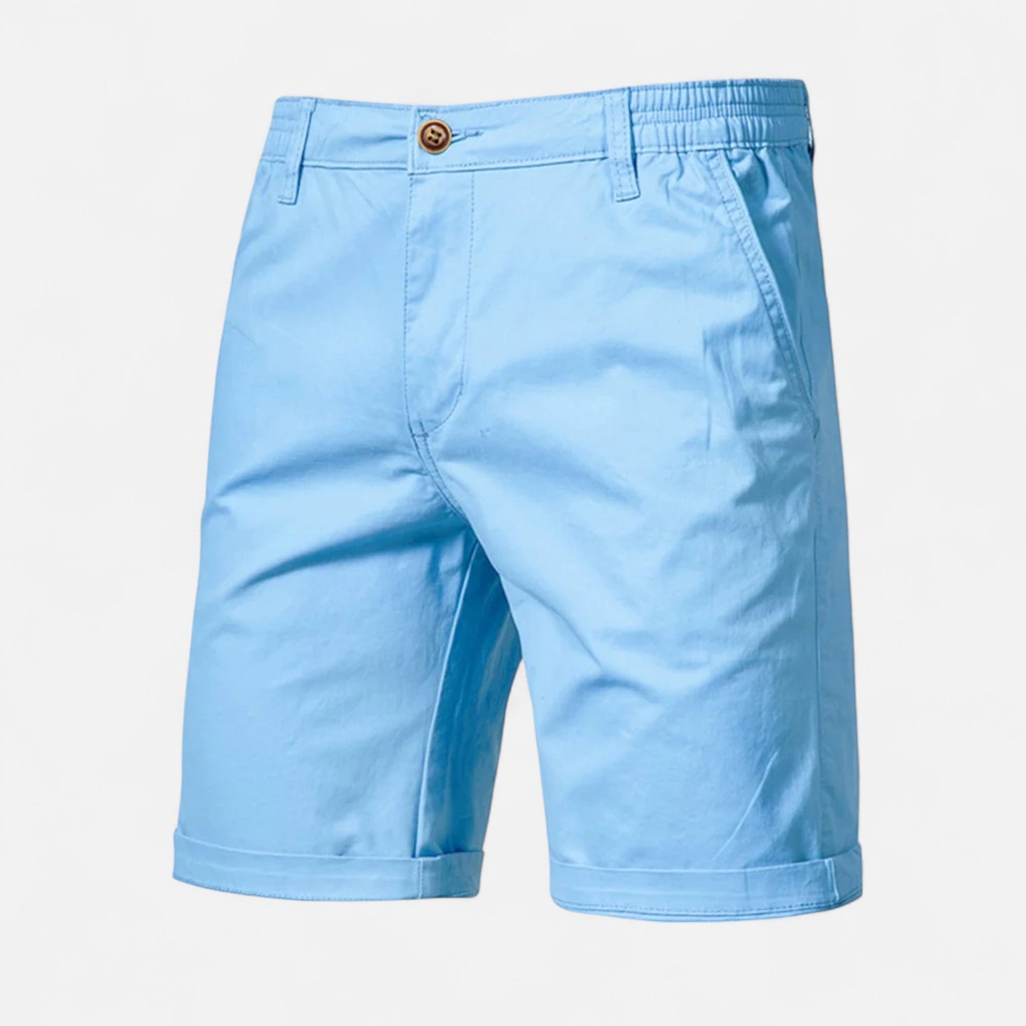 Meloir | Short Uni en Coton 100 % pour Homme – Simplicité Essentielle, Confort Naturel