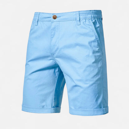 Meloir | Short Uni en Coton 100 % pour Homme – Simplicité Essentielle, Confort Naturel