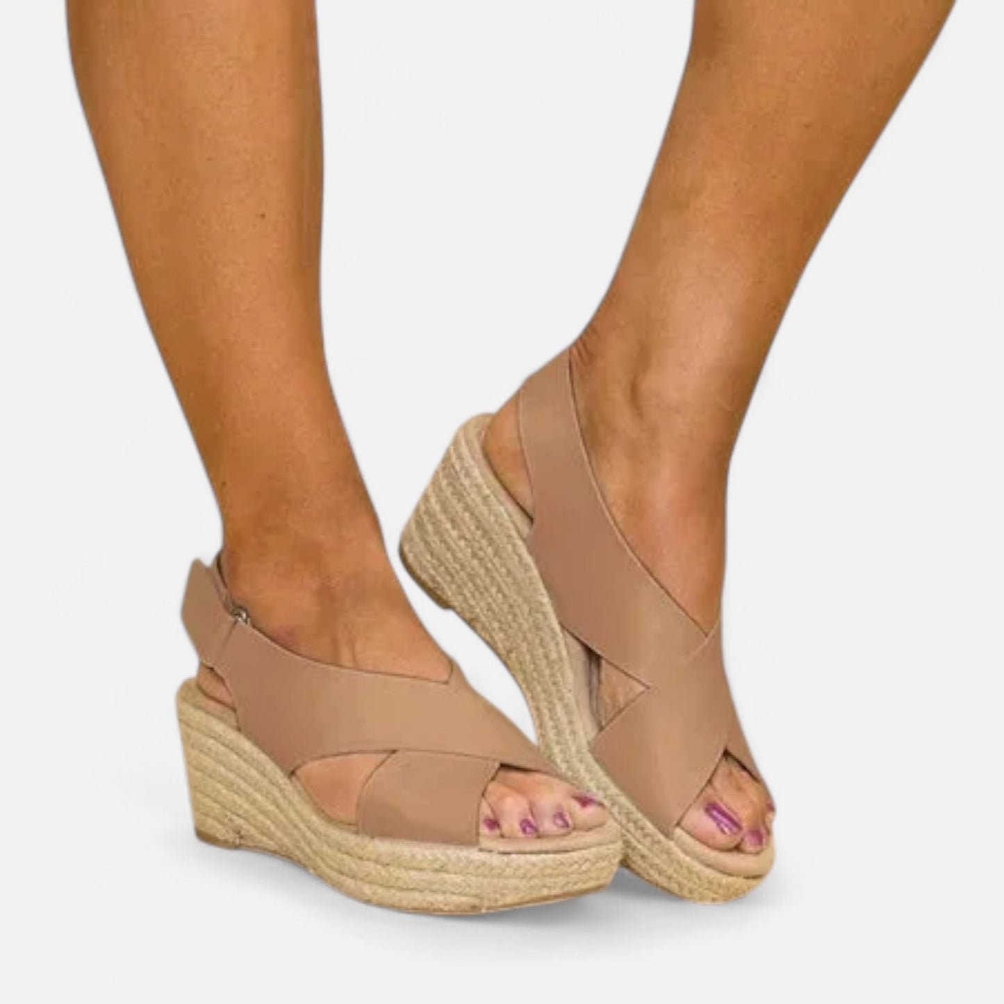 Meloir | Sandales Compensées pour Femme – Hauteur Maîtrisée, Élégance Estivale