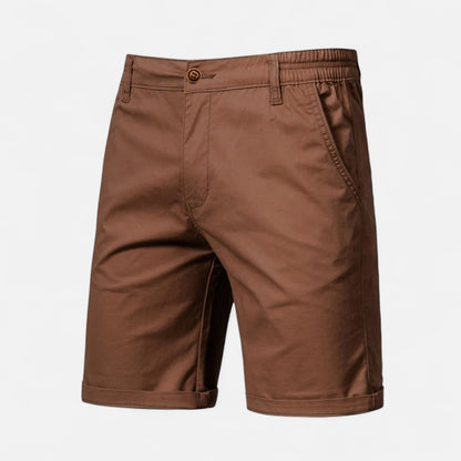 Meloir | Short Uni en Coton 100 % pour Homme – Simplicité Essentielle, Confort Naturel