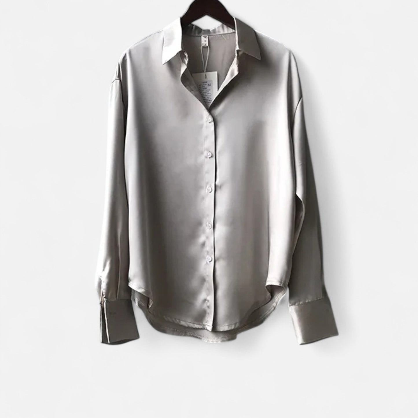 Meloir | Chemise en Soie à Boutons pour Femme – Fluidité Luxueuse, Élégance Intemporelle