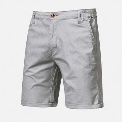 Meloir | Short Uni en Coton 100 % pour Homme – Simplicité Essentielle, Confort Naturel