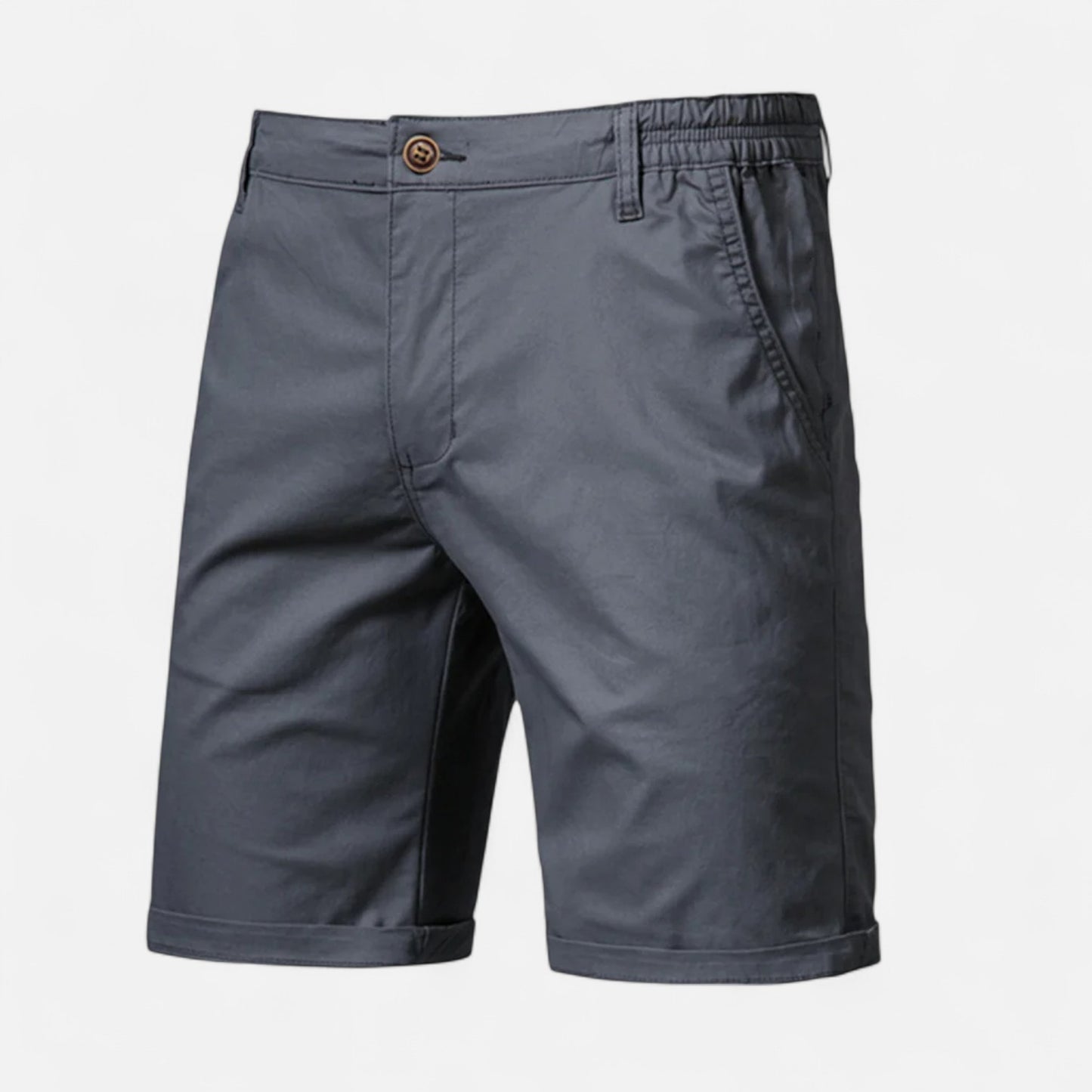 Meloir | Short Uni en Coton 100 % pour Homme – Simplicité Essentielle, Confort Naturel