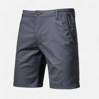 Meloir | Short Uni en Coton 100 % pour Homme – Simplicité Essentielle, Confort Naturel