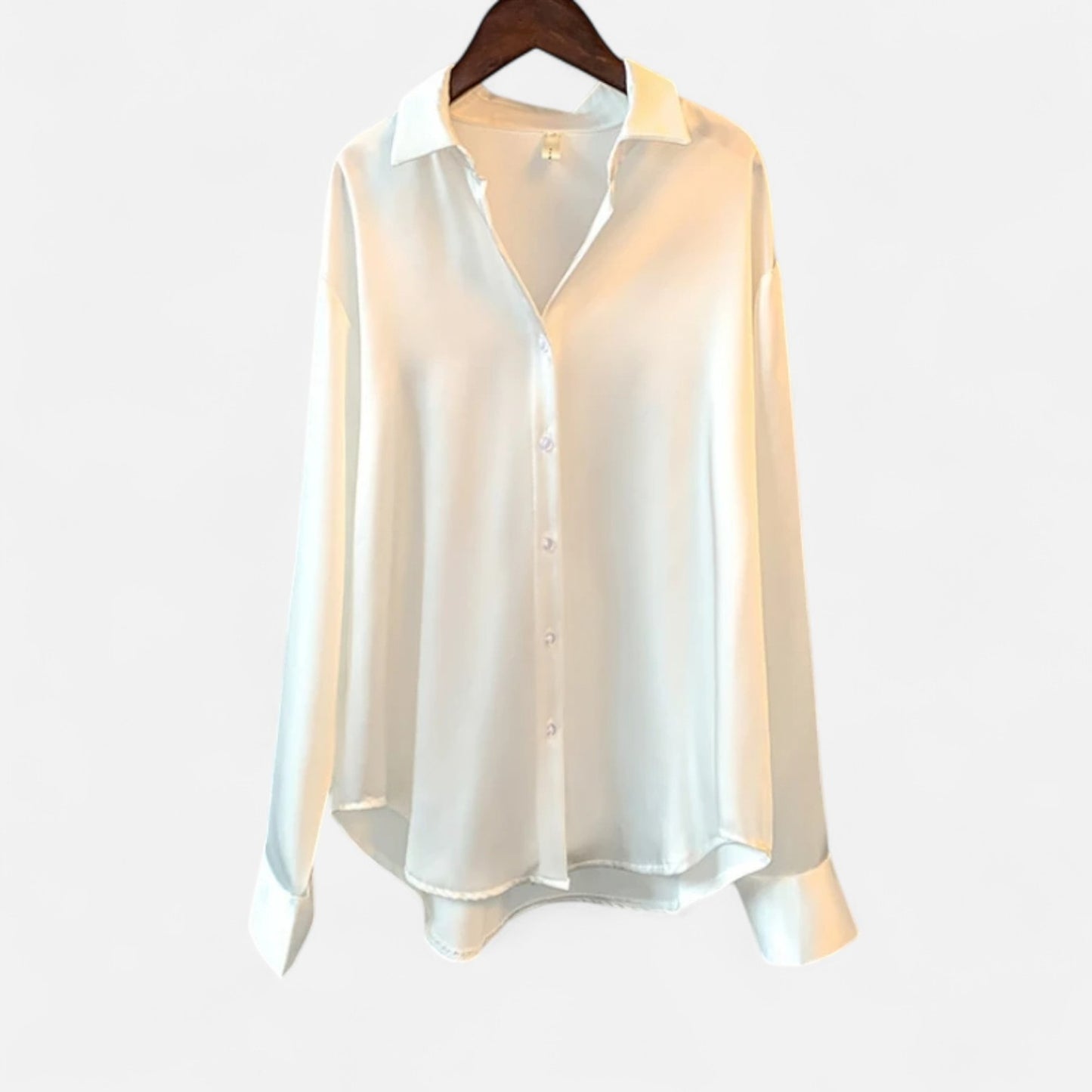 Meloir | Chemise en Soie à Boutons pour Femme – Fluidité Luxueuse, Élégance Intemporelle