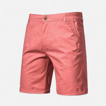 Meloir | Short Uni en Coton 100 % pour Homme – Simplicité Essentielle, Confort Naturel