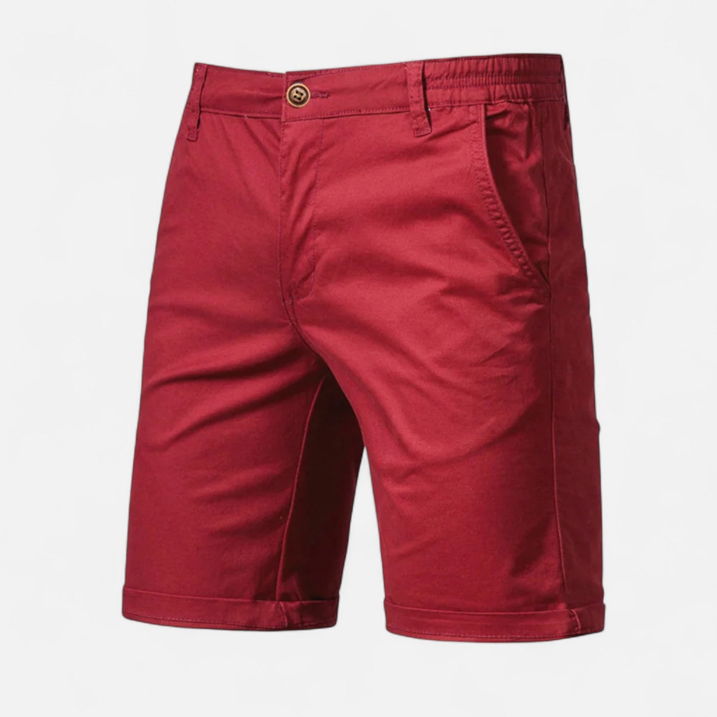 Meloir | Short Uni en Coton 100 % pour Homme – Simplicité Essentielle, Confort Naturel