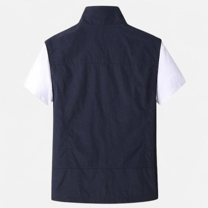 Meloir | Gilet Léger à Manches Courtes pour Homme – Séchage Rapide, Style Fonctionnel et Élégant