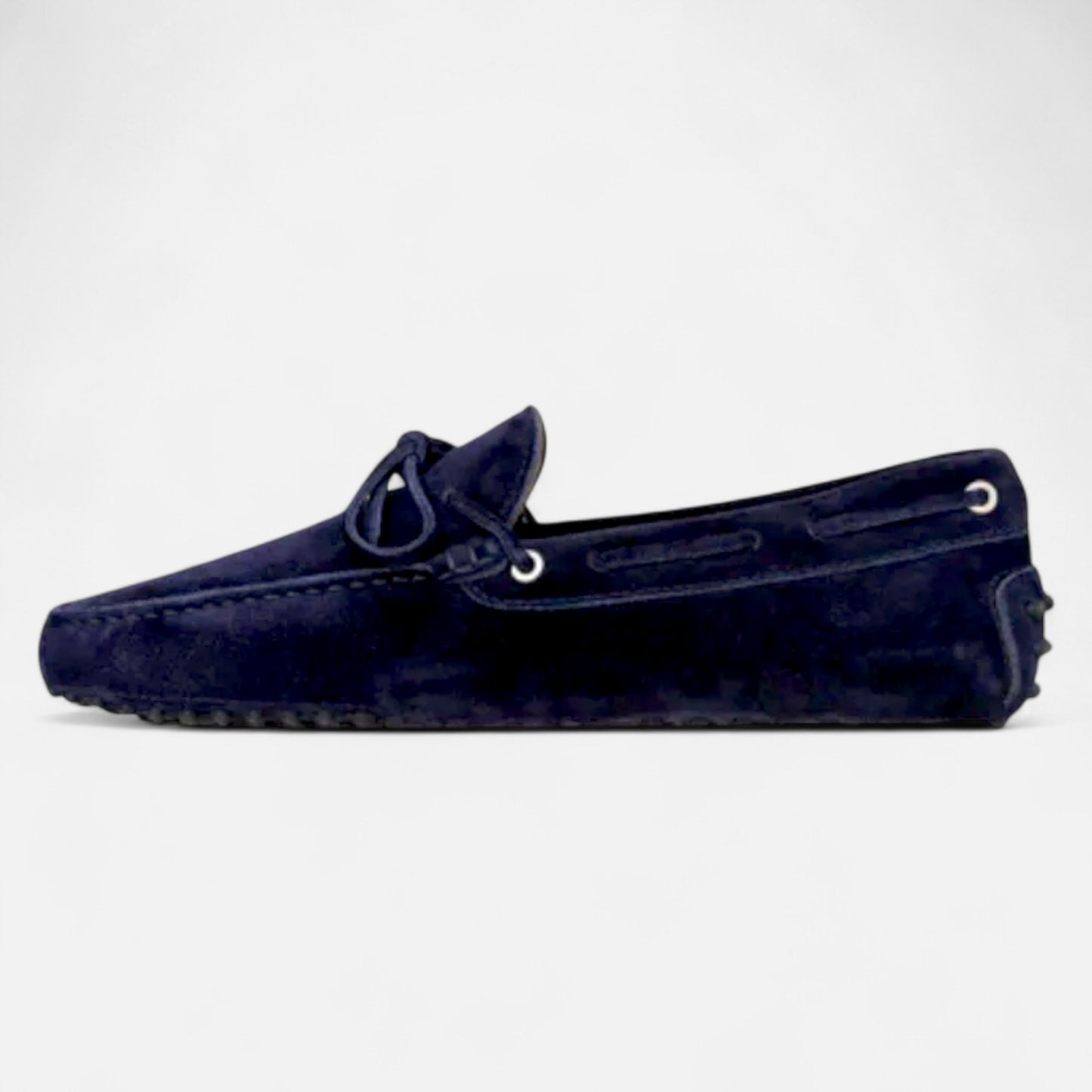 Meloir | Mocassins en Suède Bleu Marine – Élégance Décontractée, Finition Haut de Gamme