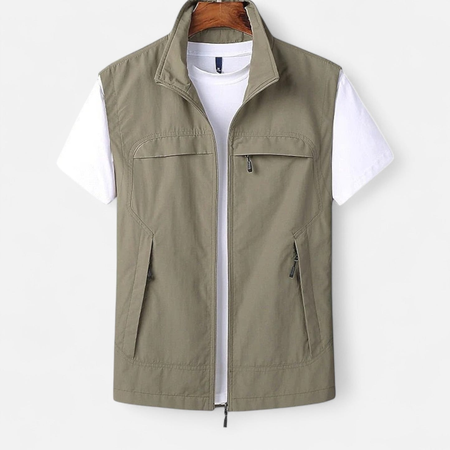 Meloir | Gilet Léger à Manches Courtes pour Homme – Séchage Rapide, Style Fonctionnel et Élégant